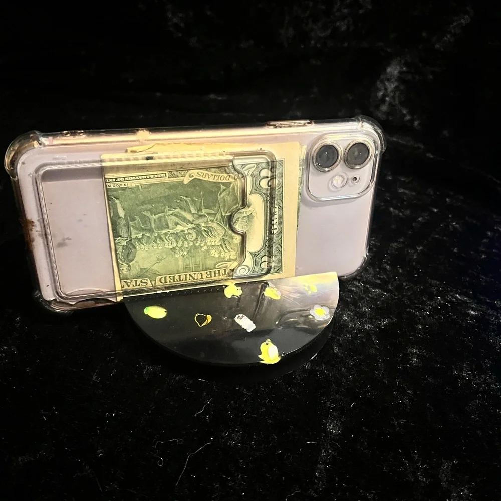 YELLOW PACK - Resin Business Card & Phone Holder – Make Your Desk Stand Out